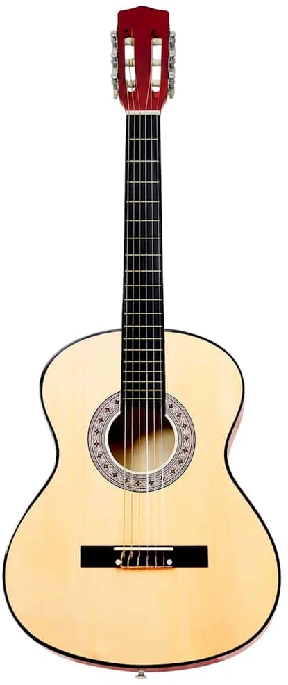 Klasikinė gitara su dėklu pradedantiesiems, 3/4 36"