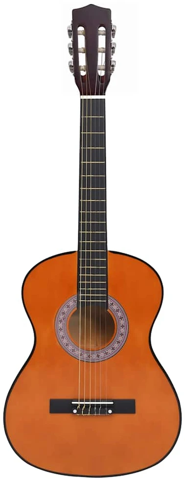 Klasikinė gitara su dėklu pradedantiesiems, 3/4 36"