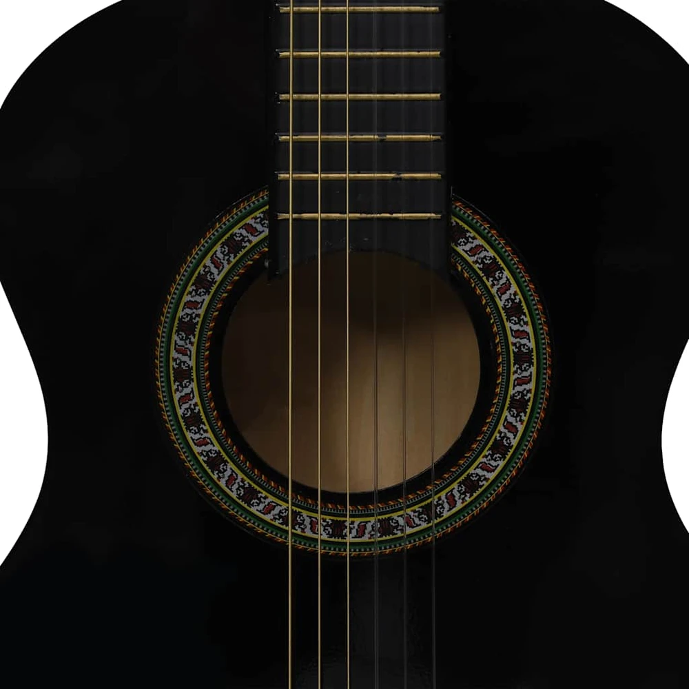 Klasikinė gitara su dėklu pradedantiesiems ir vaikams, 1/2 34"