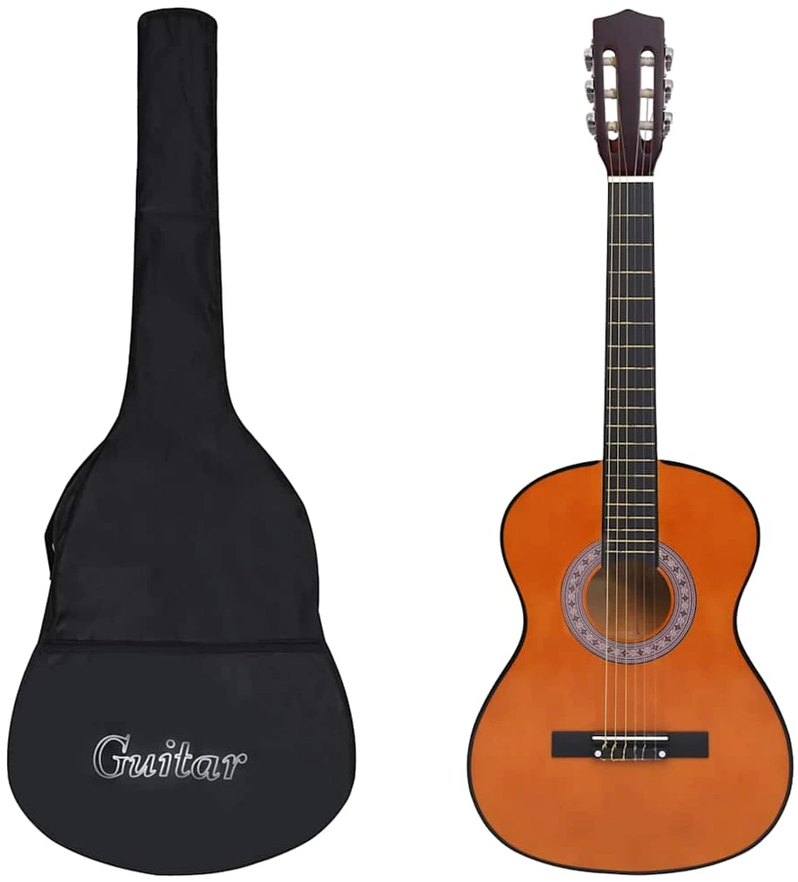 Klasikinė gitara su dėklu pradedantiesiems, 3/4 36"