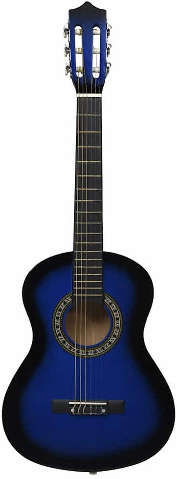 Klasikinė gitara su dėklu pradedantiesiems ir vaikams, 1/2 34"