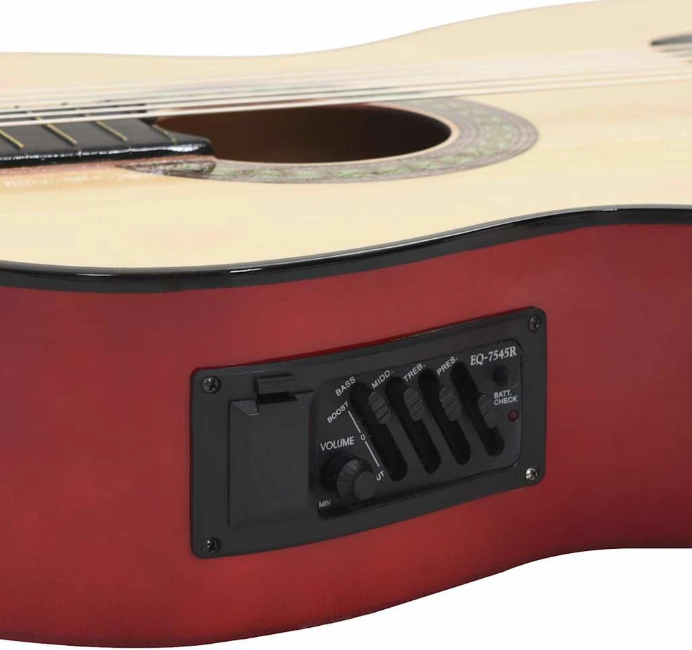 Klasikinė gitara su ekvalaizeriu ir 6 stygomis