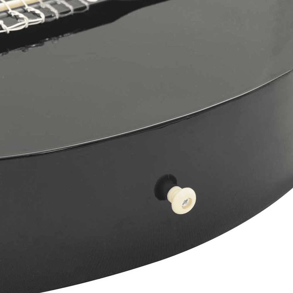 Klasikinė gitara su ekvalaizeriu, juodos spalvos, 6 stygos