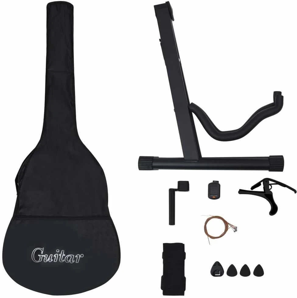Klasikinės gitaros rinkinys pradedantiesiems, 12 dalių, 4/4 39"