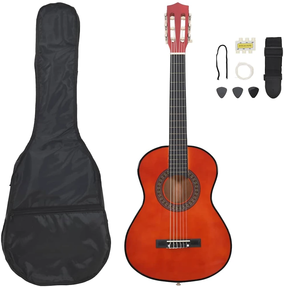 Klasikinės gitaros rinkinys pradedantiesiems, 8 dalių, 1/2 34"