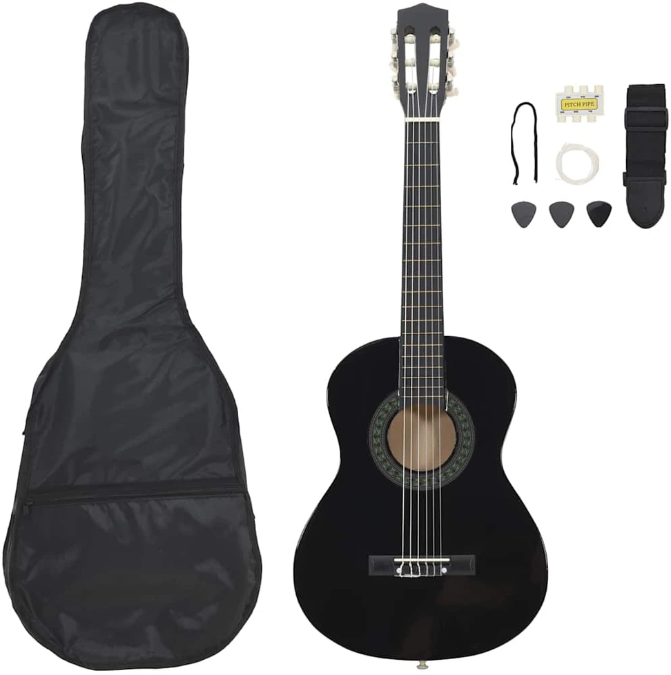 Klasikinės gitaros rinkinys pradedantiesiems, 8 dalių, 1/2 34"
