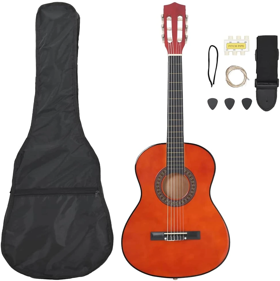 Klasikinės gitaros rinkinys pradedantiesiems, 8 dalių, 3/4 36"