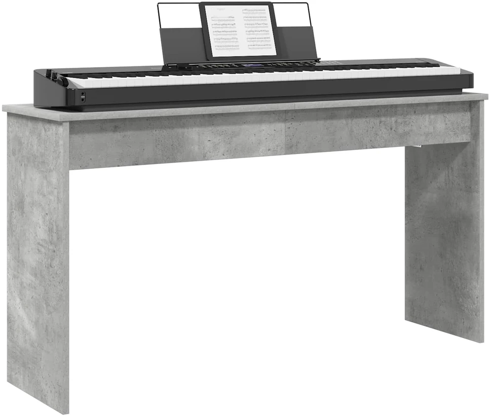 Klaviatūros stovas Betono pilka 120 x 32 x 64 cm