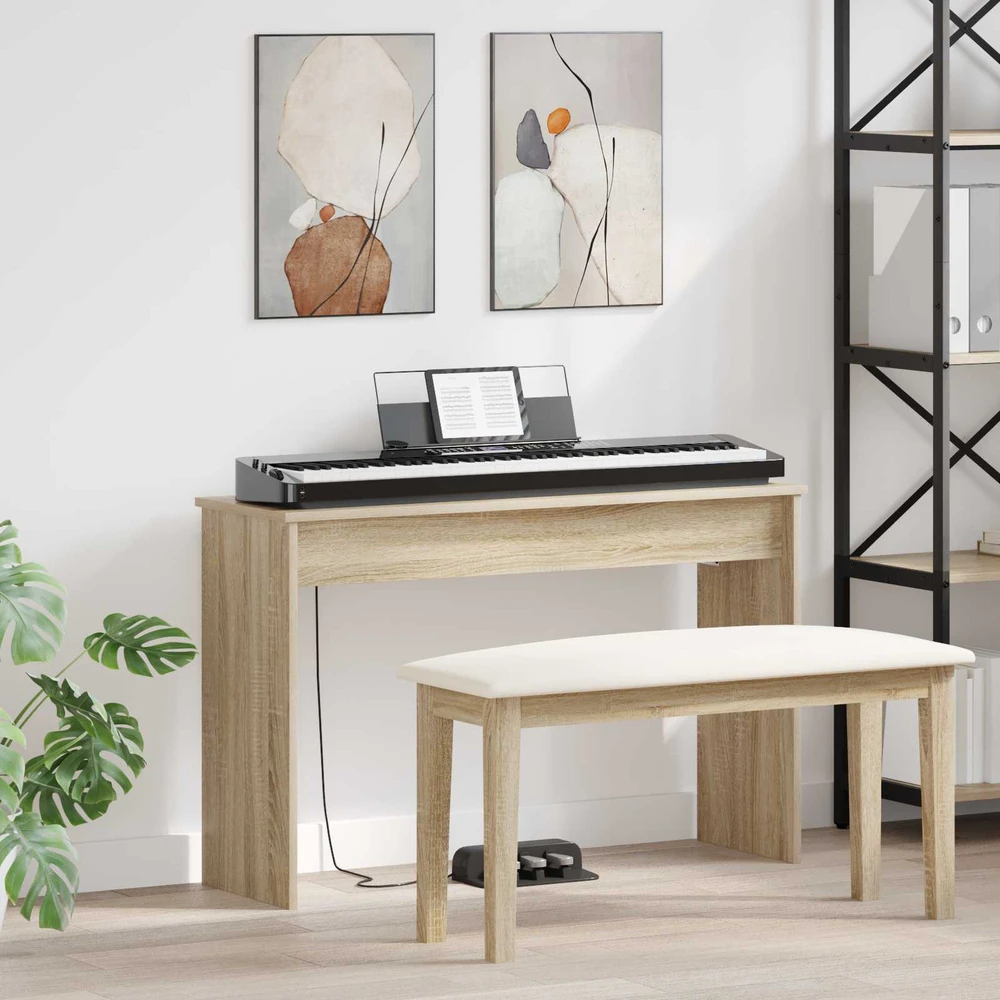 Klaviatūros stovas Sonoma ąžuolas 100 x 32 x 64 cm