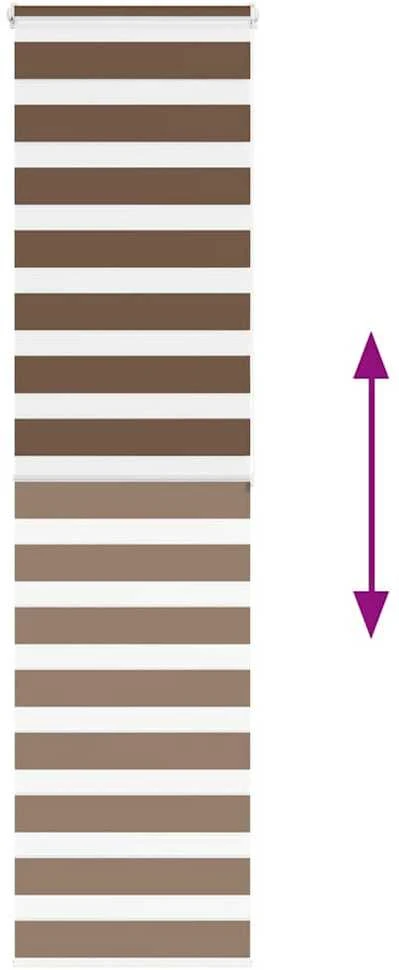 klostuota žaliuze šviesiai pilka 60x200 cm audinio plotis