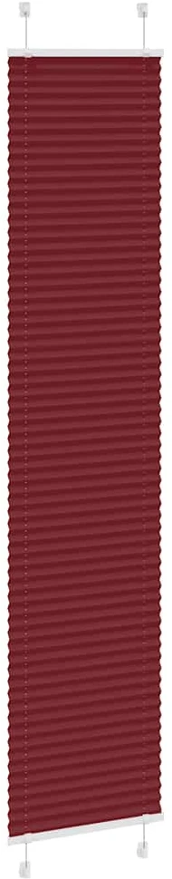 Klostuotos žaliuzės, bordo spalvos, 45x200 cm, audinys, plotis 44,4 cm, poliesteris
