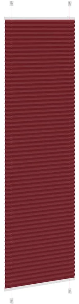 Klostuotos žaliuzės, bordo spalvos, 55x200 cm, audinys, plotis 54,4 cm, poliesteris