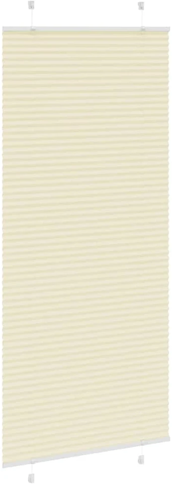 Klostuotos žaliuzės, kreminės spalvos, 100x200 cm, audinys, plotis 99,4 cm, poliesteris