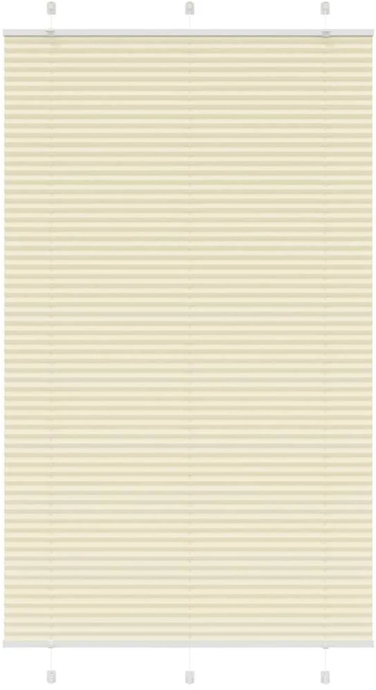 Klostuotos žaliuzės, kreminės spalvos, 110x200 cm, audinys, plotis 109,4 cm, poliesteris