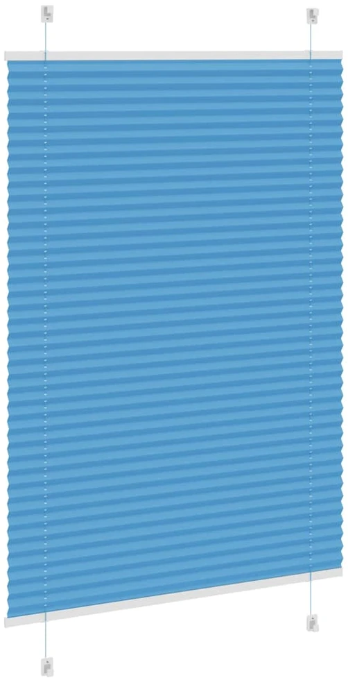 Klostuotos žaliuzės, mėlynos, 100x100 cm, audinys, plotis 99,4 cm, poliesteris