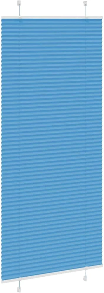 Klostuotos žaliuzės, mėlynos, 100x200 cm, audinys, plotis 99,4 cm, poliesteris