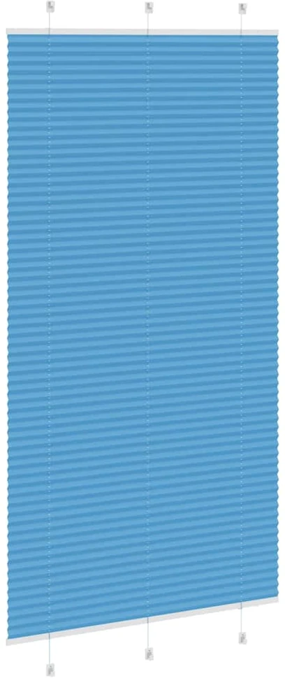 Klostuotos žaliuzės, mėlynos, 105x200 cm, audinys, plotis 104,4 cm, poliesteris