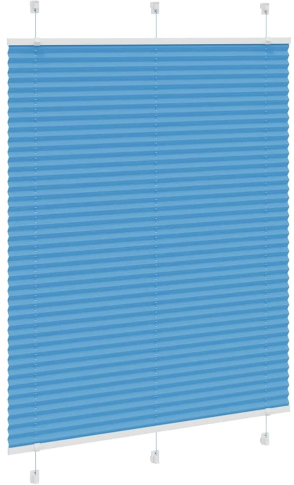 Klostuotos žaliuzės, mėlynos, 110x100 cm, audinys, plotis 109,4 cm, poliesteris