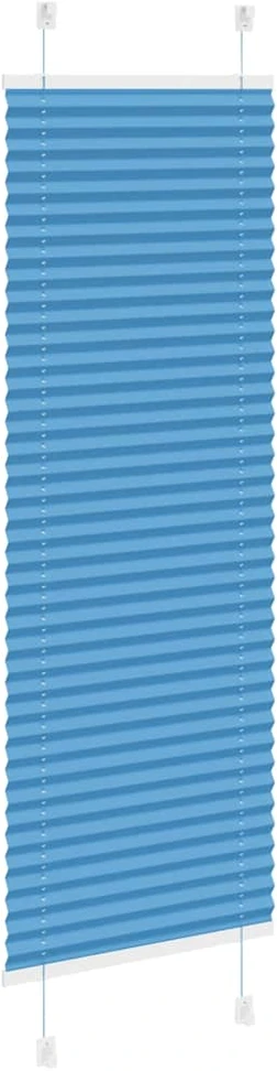 Klostuotos žaliuzės, mėlynos, 40x150 cm, audinys, plotis 39,4 cm, poliesteris