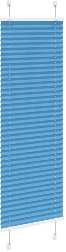 Klostuotos žaliuzės, mėlynos, 40x150 cm, audinys, plotis 39,4 cm, poliesteris
