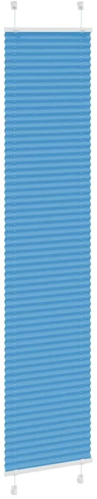 Klostuotos žaliuzės, mėlynos, 40x200 cm, audinys, plotis 39,4 cm, poliesteris