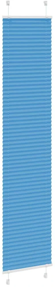 Klostuotos žaliuzės, mėlynos, 40x200 cm, audinys, plotis 39,4 cm, poliesteris