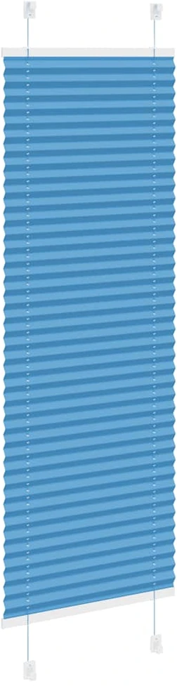 Klostuotos žaliuzės, mėlynos, 45x150 cm, audinys, plotis 44,4 cm, poliesteris