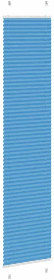 Klostuotos žaliuzės, mėlynos, 45x200 cm, audinys, plotis 44,4 cm, poliesteris