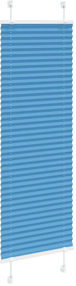 Klostuotos žaliuzės, mėlynos, 50x150 cm, audinys, plotis 49,4 cm, poliesteris