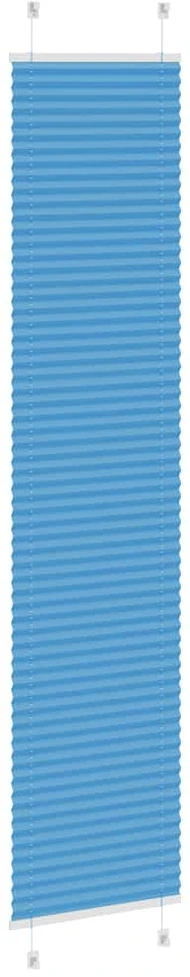 Klostuotos žaliuzės, mėlynos, 50x200 cm, audinys, plotis 49,4 cm, poliesteris