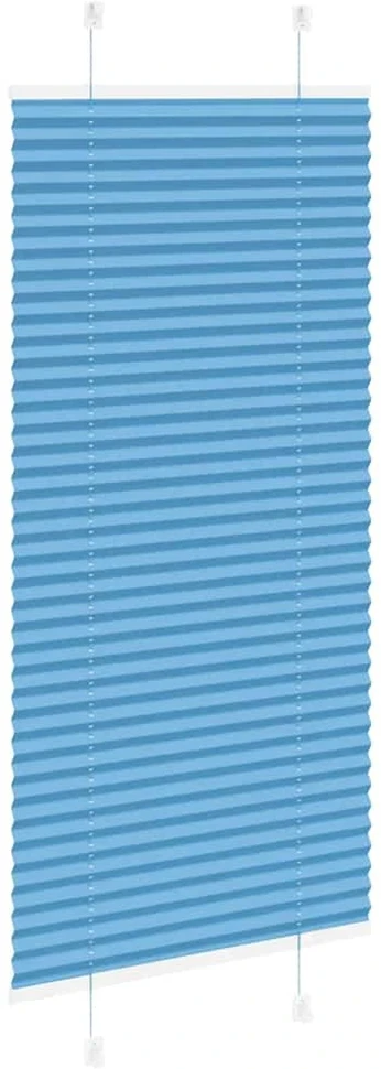 Klostuotos žaliuzės, mėlynos, 55x150 cm, audinys, plotis 54,4 cm, poliesteris