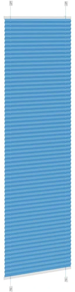 Klostuotos žaliuzės, mėlynos, 55x200 cm, audinys, plotis 54,4 cm, poliesteris
