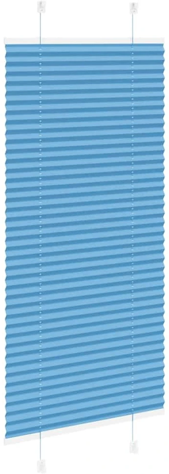 Klostuotos žaliuzės, mėlynos, 65x100 cm, audinys, plotis 64,4 cm, poliesteris