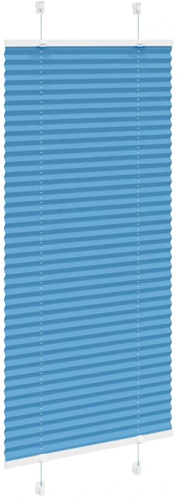 Klostuotos žaliuzės, mėlynos, 65x150 cm, audinys, plotis 64,4 cm, poliesteris