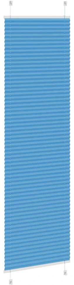 Klostuotos žaliuzės, mėlynos, 65x200 cm, audinys, plotis 64,4 cm, poliesteris