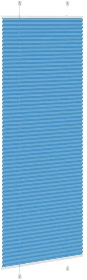Klostuotos žaliuzės, mėlynos, 70x200 cm, audinys, plotis 69,4 cm, poliesteris