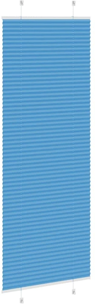 Klostuotos žaliuzės, mėlynos, 80x200 cm, audinys, plotis 79,4 cm, poliesteris