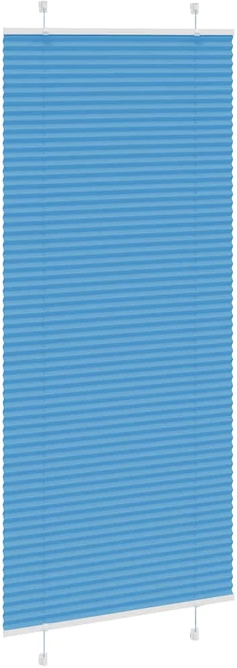 Klostuotos žaliuzės, mėlynos, 85x200 cm, audinys, plotis 84,4 cm, poliesteris