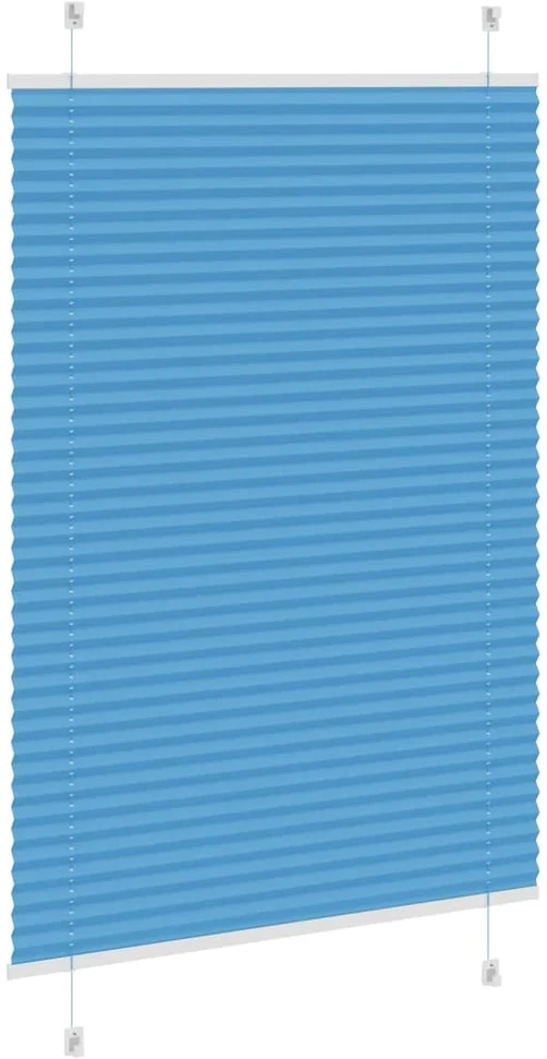 Klostuotos žaliuzės, mėlynos, 95x100 cm, audinys, plotis 94,4 cm, poliesteris