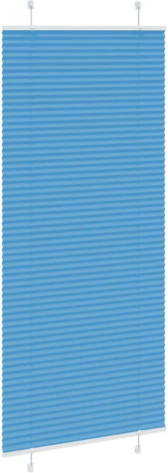 Klostuotos žaliuzės, mėlynos, 95x200 cm, audinys, plotis 94,4 cm, poliesteris