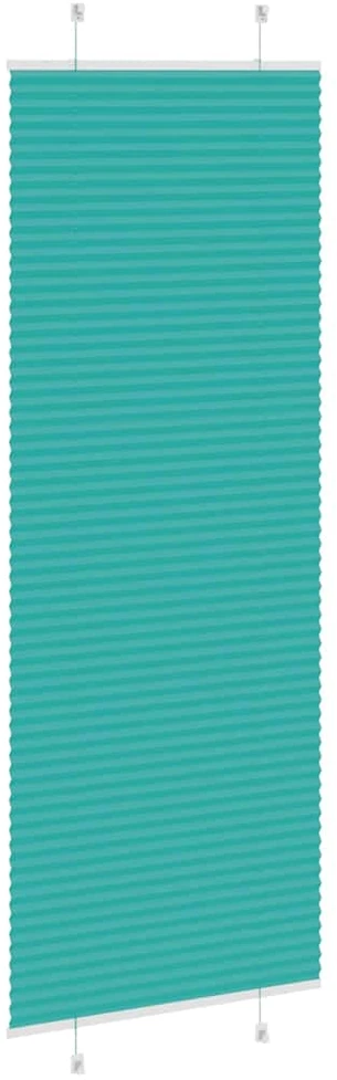 Klostuotos žaliuzės, petroletiškai žalios, 80x200 cm, audinys, plotis 79,4 cm, poliesteris