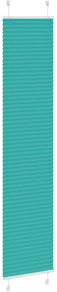 Klostuotos žaliuzės, petroletiškai žalios, 50x200 cm, audinys, plotis 49,4 cm, poliesteris