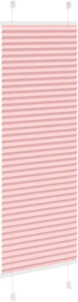 Klostuotos žaliuzės, rožinės, 40x100 cm, audinys, plotis 39,4 cm, poliesteris