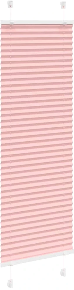 Klostuotos žaliuzės, rožinės, 40x100 cm, audinys, plotis 39,4 cm, poliesteris