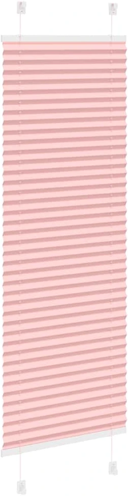 Klostuotos žaliuzės, rožinės, 50x100 cm, audinys, plotis 49,4 cm, poliesteris