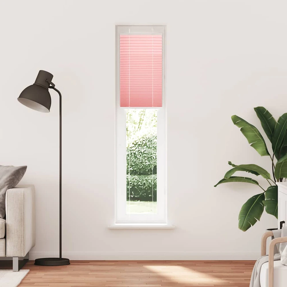Klostuotos žaliuzės, rožinės, 50x200 cm, audinys, plotis 49,4 cm, poliesteris