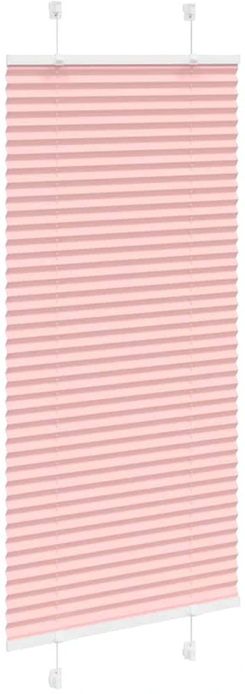 Klostuotos žaliuzės, rožinės, 55x100 cm, audinys, plotis 54,4 cm, poliesteris