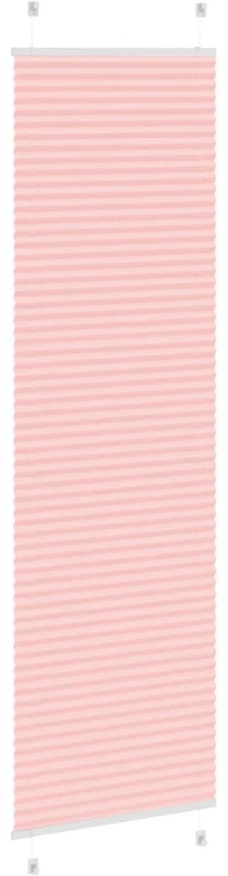 Klostuotos žaliuzės, rožinės, 55x200 cm, audinys, plotis 54,4 cm, poliesteris