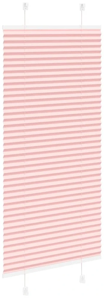 Klostuotos žaliuzės, rožinės, 60x150 cm, audinys, plotis 59,4 cm, poliesteris