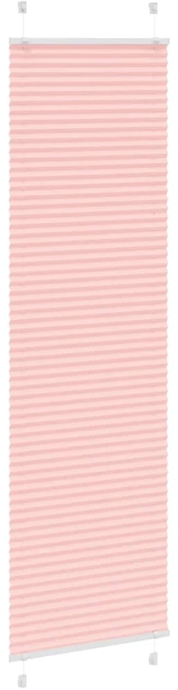 Klostuotos žaliuzės, rožinės, 60x200 cm, audinys, plotis 59,4 cm, poliesteris